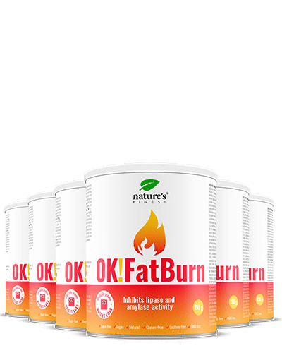 100% FatBurn Drank | 6x OK!FatBurn® | Met ID-Alg® en L-Carnitine | Beste Vetverbranders in Nederland | van Nature's Finest.